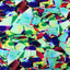 Kaleidoscope Multicolor Abstract Nylon Spandex Fabric - Prismatic Fiber Arts