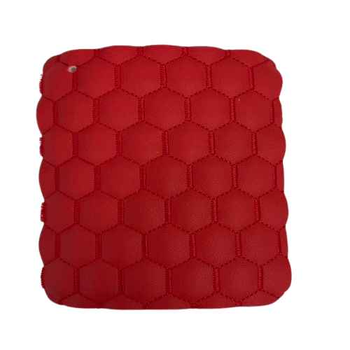 Honeycomb Hexagon Quilted Foam Backed Faux Leather Vinyl Fabric - Prismatic Fiber Arts