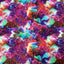 Multicolor Laser Tie Dye Print Nylon Spandex Fabric - Prismatic Fiber Arts