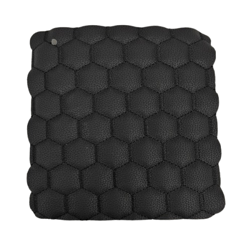 Honeycomb Hexagon Quilted Foam Backed Faux Leather Vinyl Fabric - Prismatic Fiber Arts