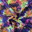 Multicolor Laser Tie Dye Print Nylon Spandex Fabric - Prismatic Fiber Arts