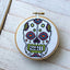Bright Sugar Skull Counted Cross Stitch DIY KIT - Prismatic Fiber Arts