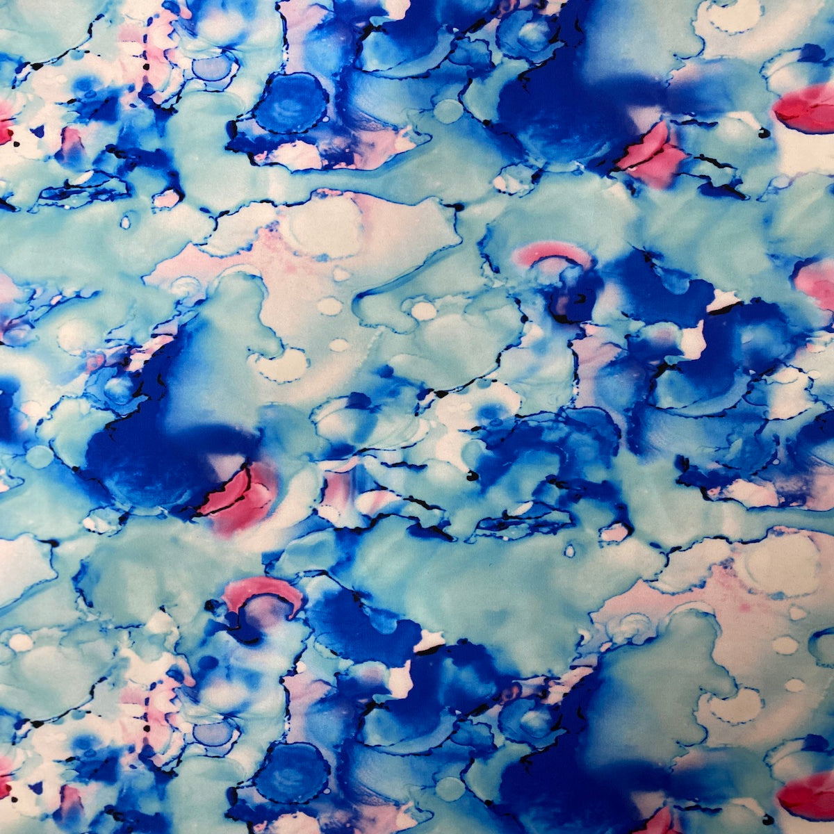 Cloud Print Tie Dye Nylon Spandex Fabric - Prismatic Fiber Arts