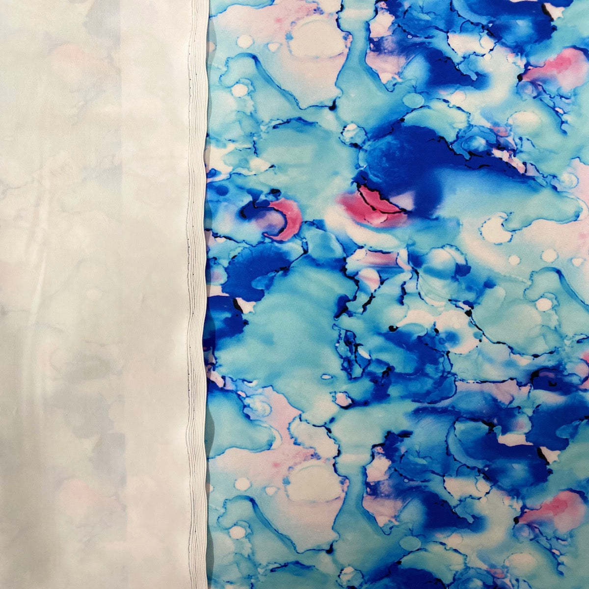 Cloud Print Tie Dye Nylon Spandex Fabric - Prismatic Fiber Arts