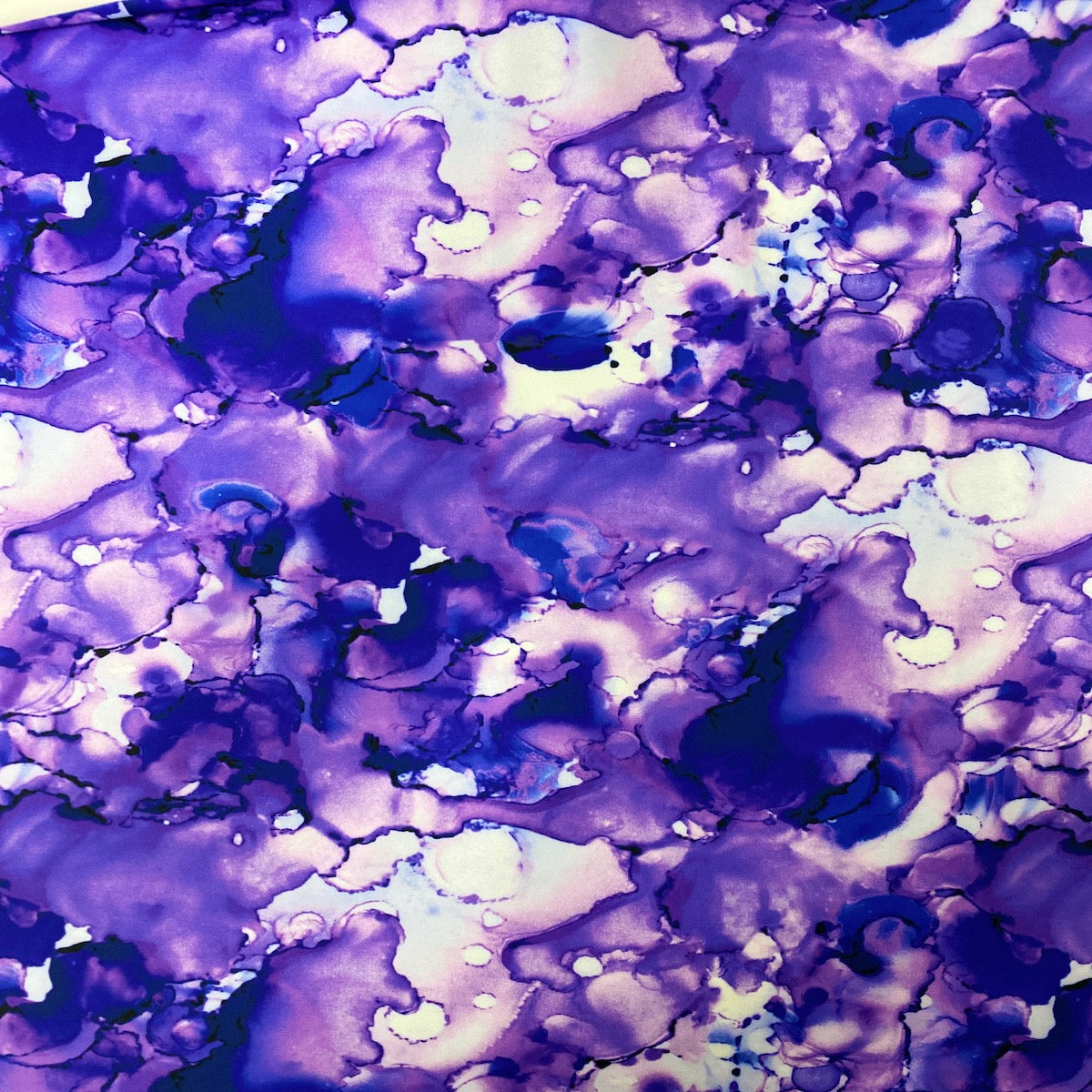 Cloud Print Tie Dye Nylon Spandex Fabric - Prismatic Fiber Arts
