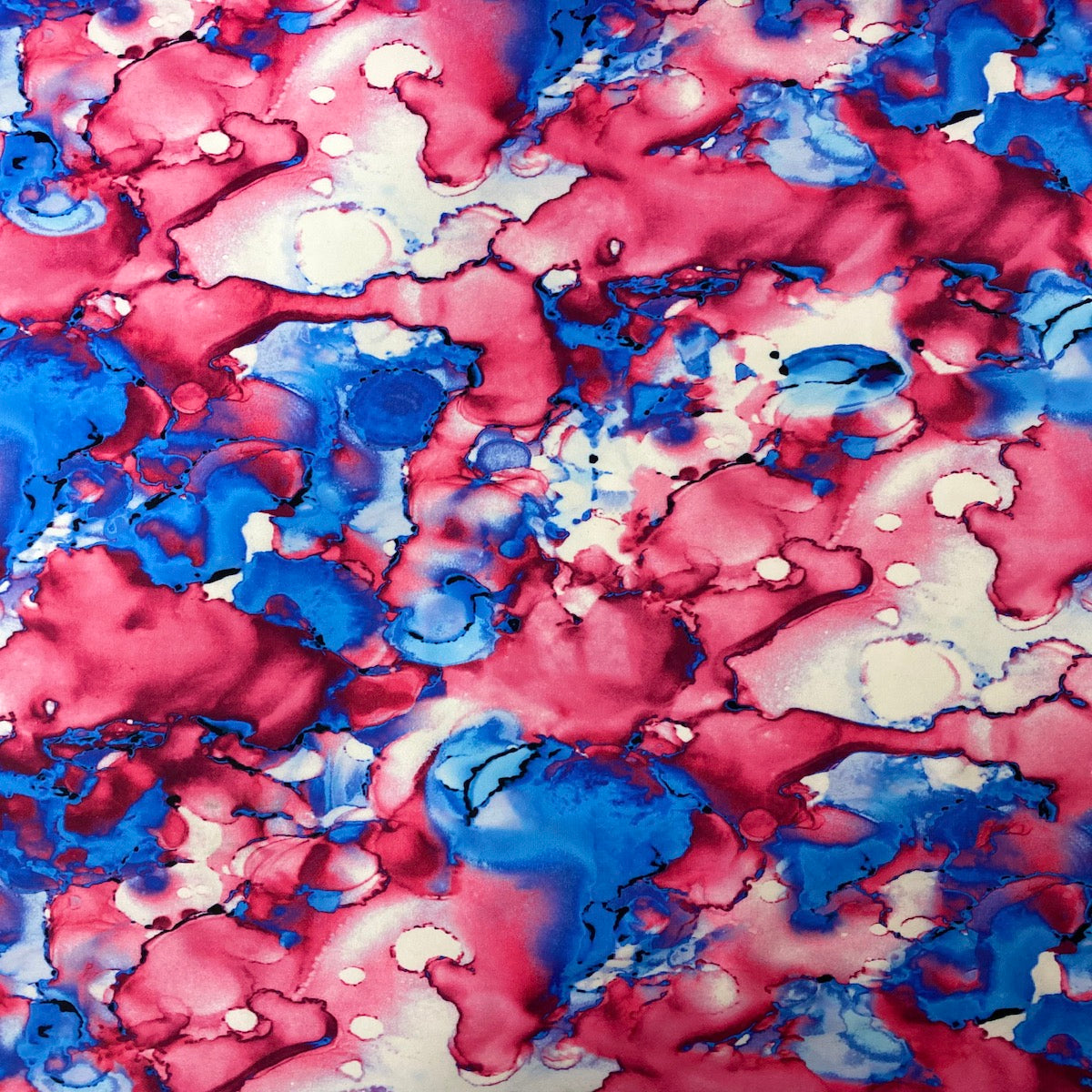 Cloud Print Tie Dye Nylon Spandex Fabric - Prismatic Fiber Arts