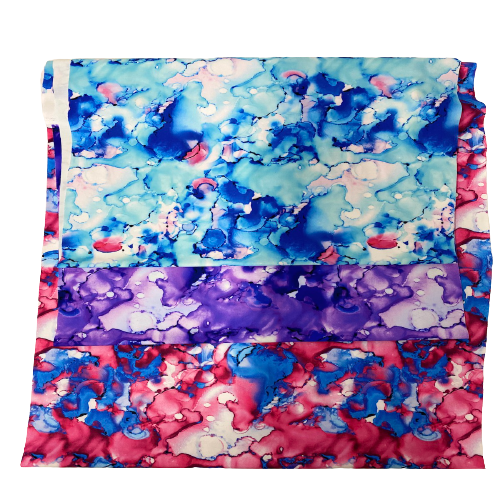 Cloud Print Tie Dye Nylon Spandex Fabric - Prismatic Fiber Arts