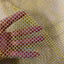 Serene Iridescent Rhinestone Fishnet Lace Fabric - Prismatic Fiber Arts