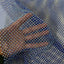 Serene Iridescent Rhinestone Fishnet Lace Fabric - Prismatic Fiber Arts