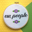 Ew, People Counted Cross Stitch DIY KIT Intermediate - Prismatic Fiber Arts