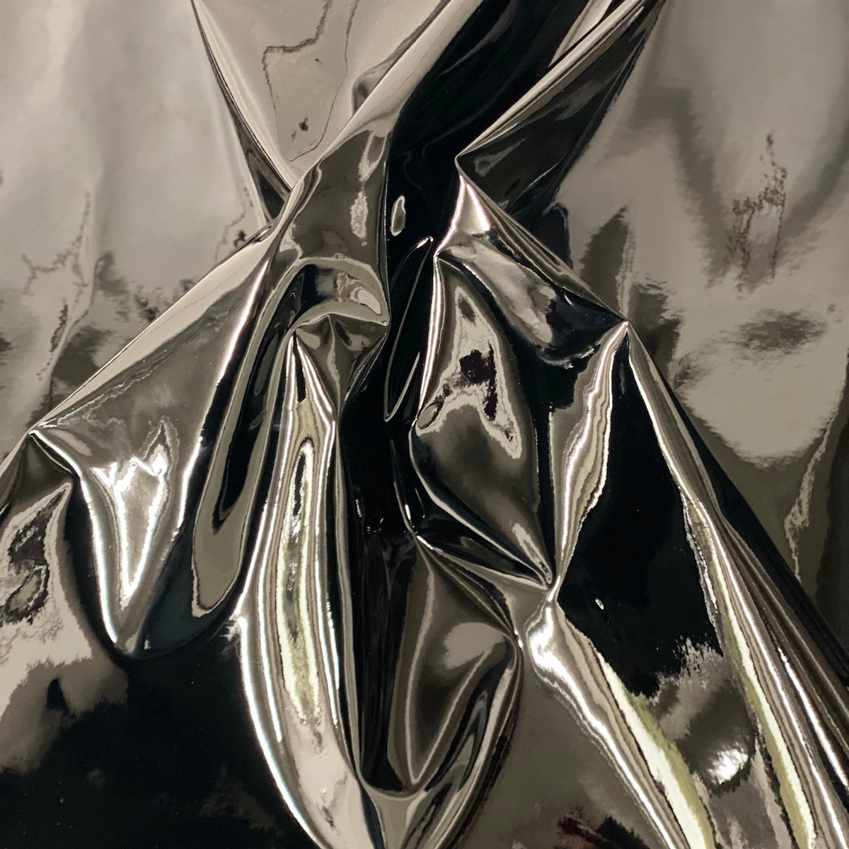 Chrome Reflective Mirror Vinyl Fabric - Prismatic Fiber Arts