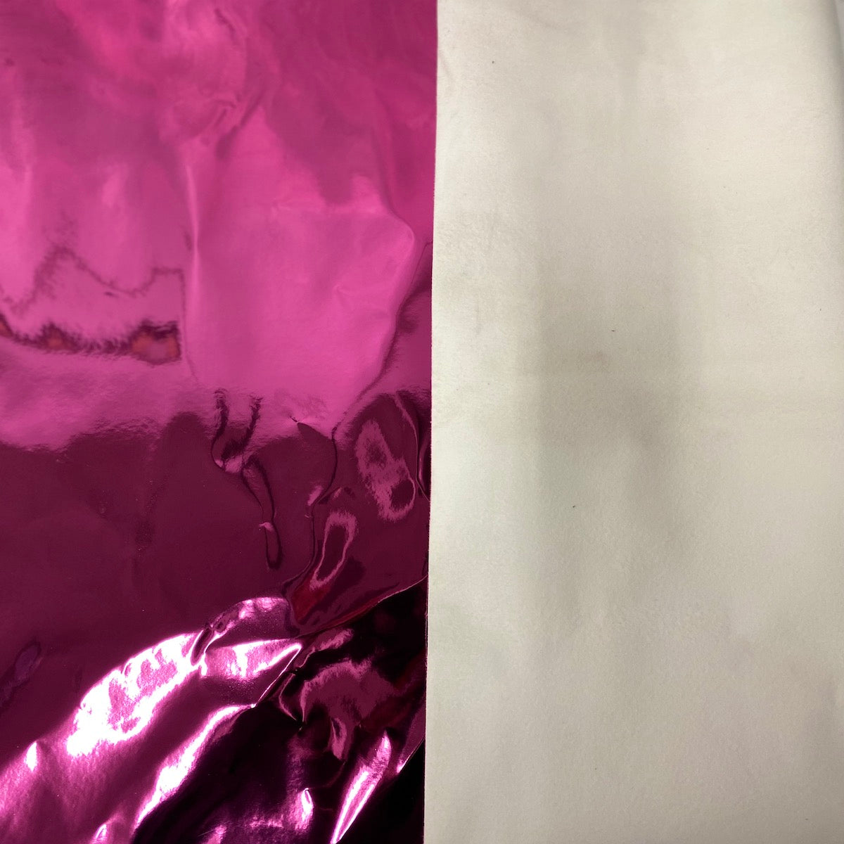 Chrome Reflective Mirror Vinyl Fabric - Prismatic Fiber Arts