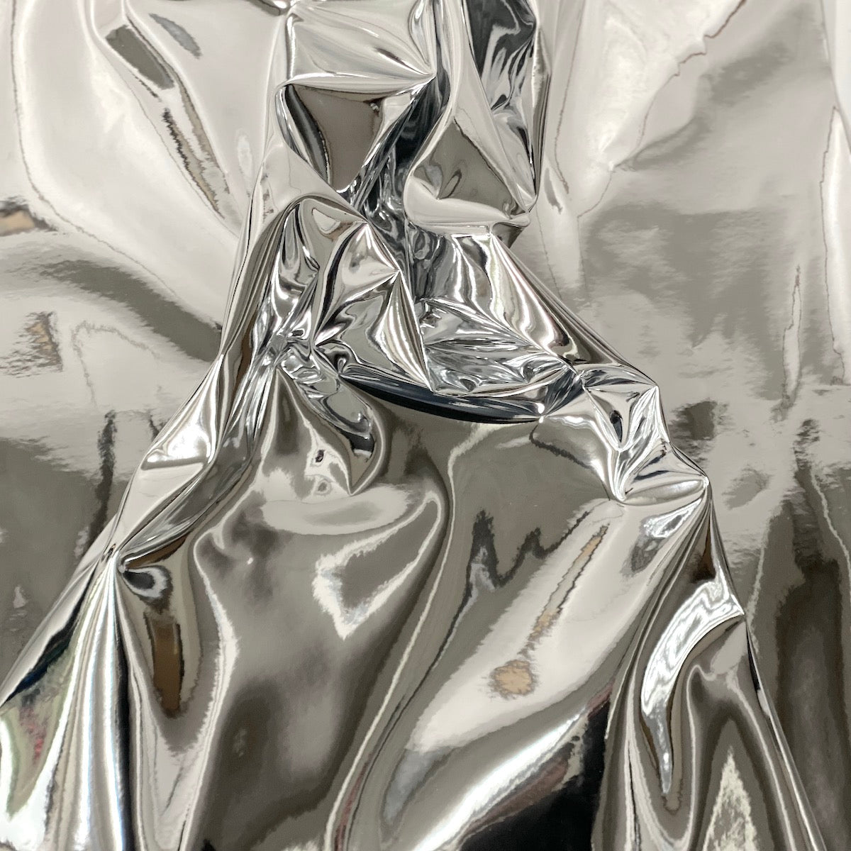Chrome Reflective Mirror Vinyl Fabric - Prismatic Fiber Arts