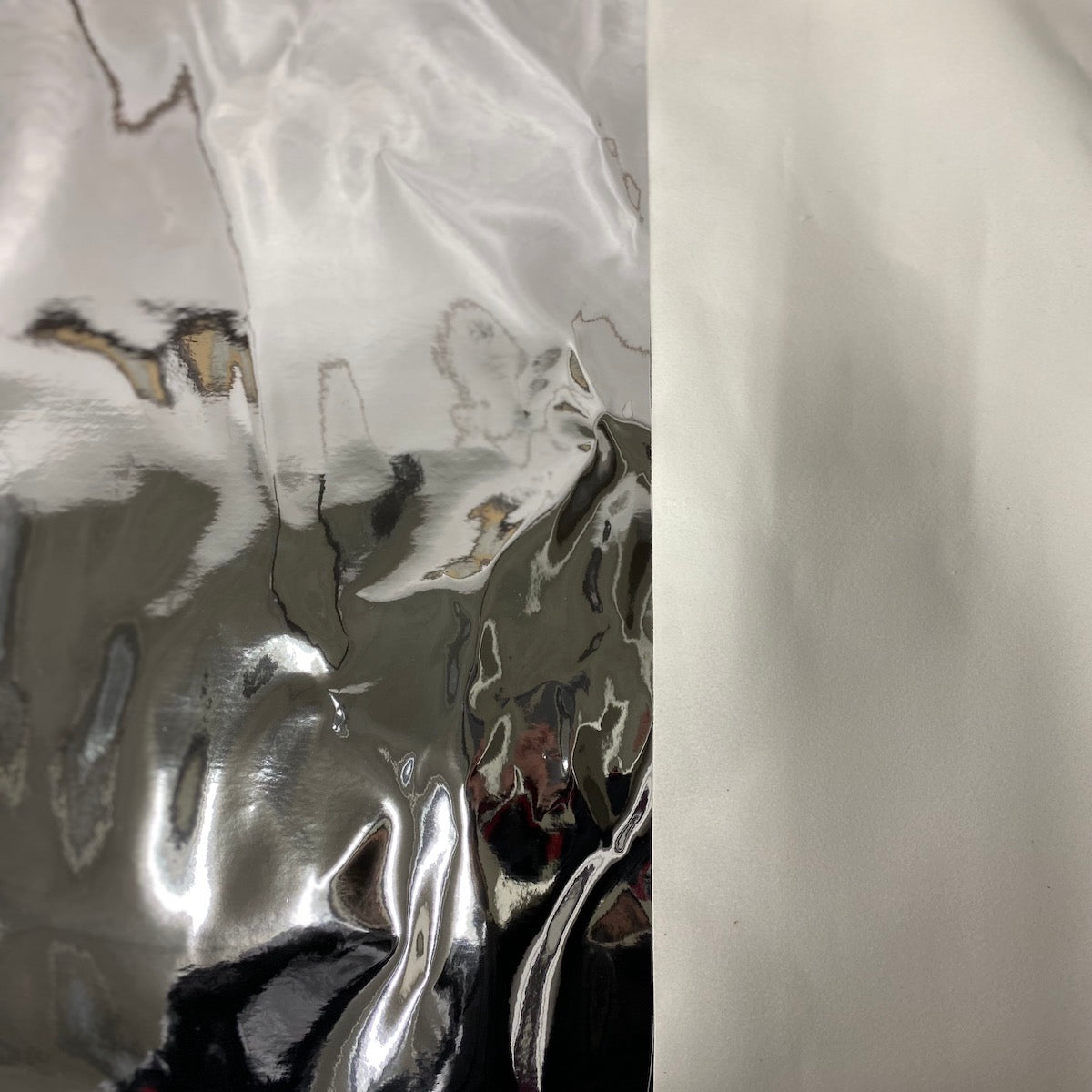 Chrome Reflective Mirror Vinyl Fabric - Prismatic Fiber Arts