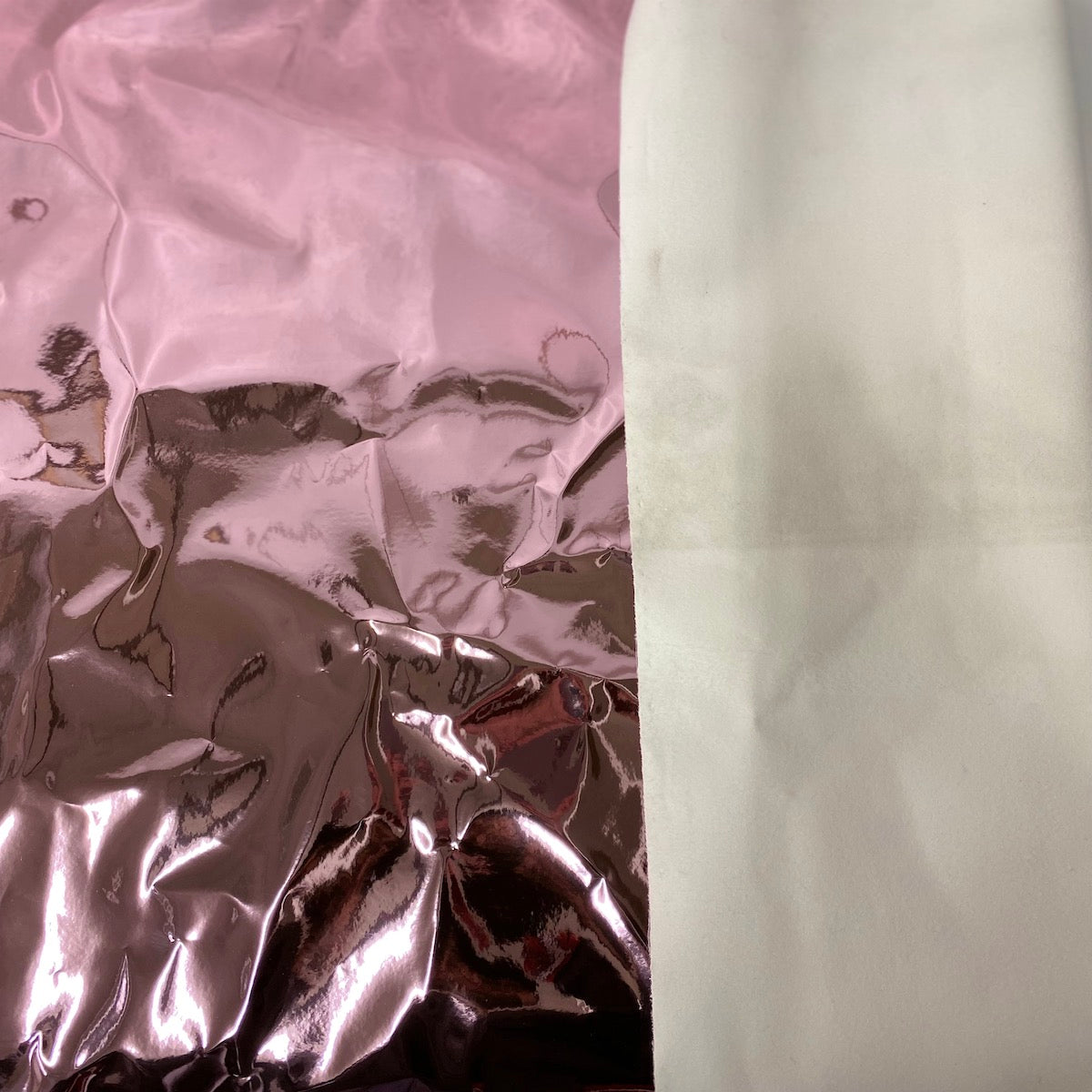 Chrome Reflective Mirror Vinyl Fabric - Prismatic Fiber Arts