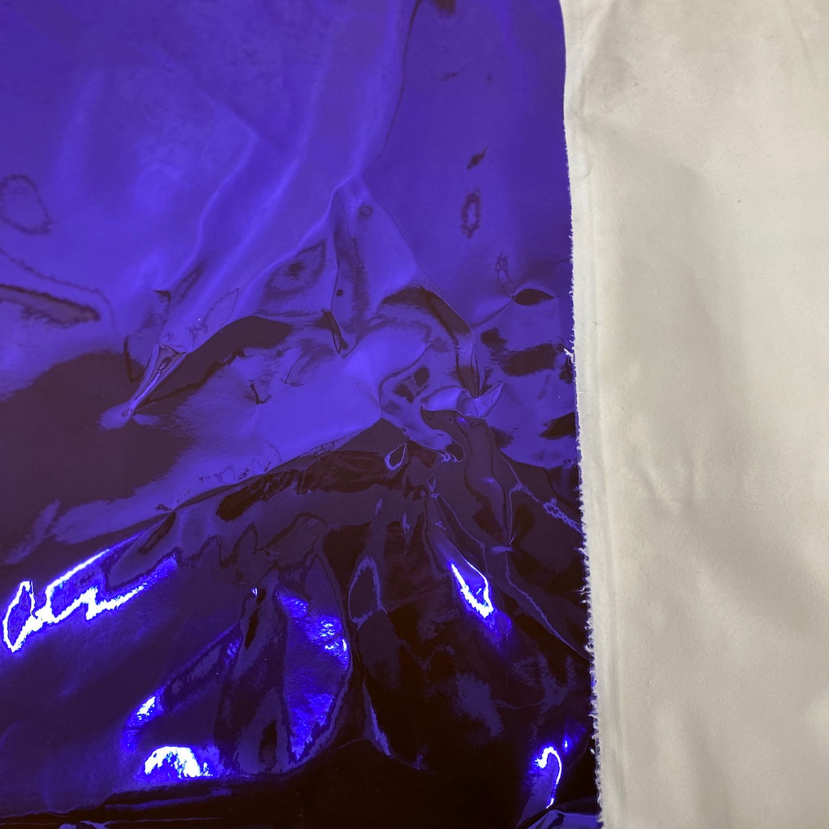 Chrome Reflective Mirror Vinyl Fabric - Prismatic Fiber Arts