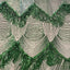 Flamingo Fringe Embroidered Stretch Sequin Fabric - Prismatic Fiber Arts