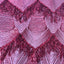Flamingo Fringe Embroidered Stretch Sequin Fabric - Prismatic Fiber Arts