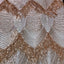 Flamingo Fringe Embroidered Stretch Sequin Fabric - Prismatic Fiber Arts