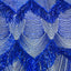 Flamingo Fringe Embroidered Stretch Sequin Fabric - Prismatic Fiber Arts