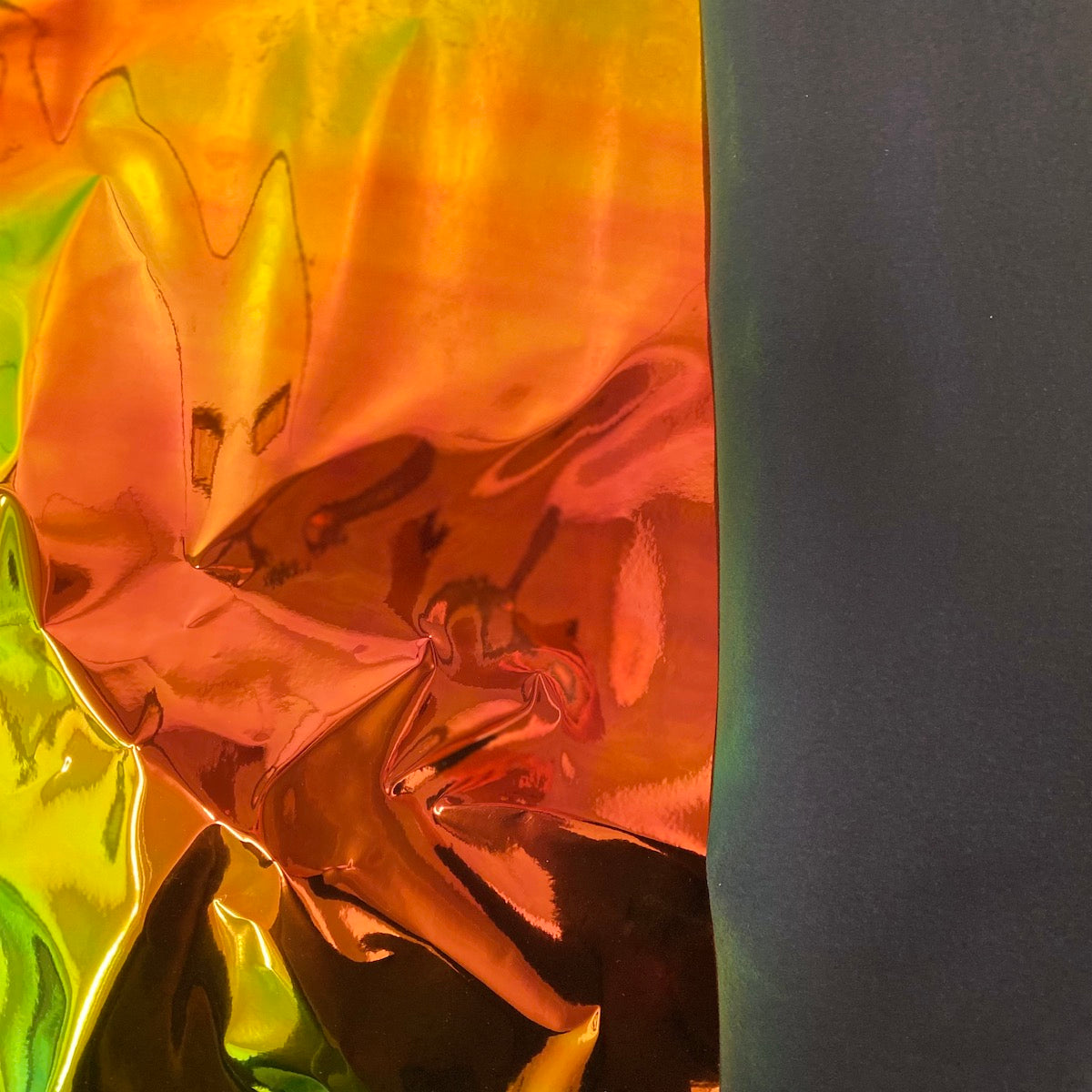 Chrome Reflective Mirror Vinyl Fabric - Prismatic Fiber Arts