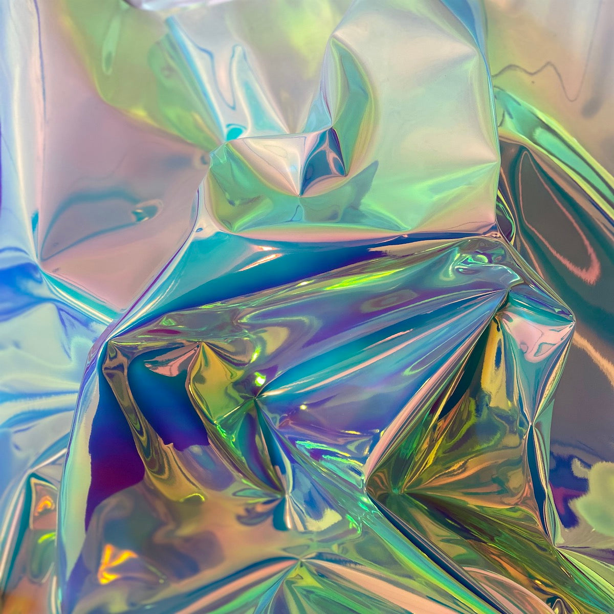 Chrome Reflective Mirror Vinyl Fabric - Prismatic Fiber Arts