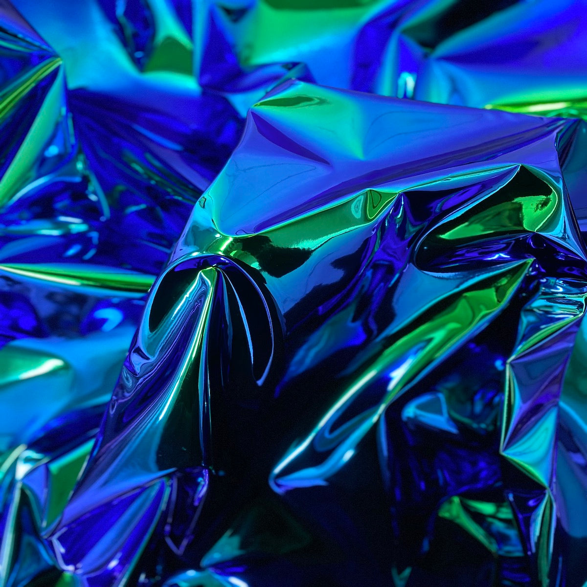 Chrome Reflective Mirror Vinyl Fabric - Prismatic Fiber Arts