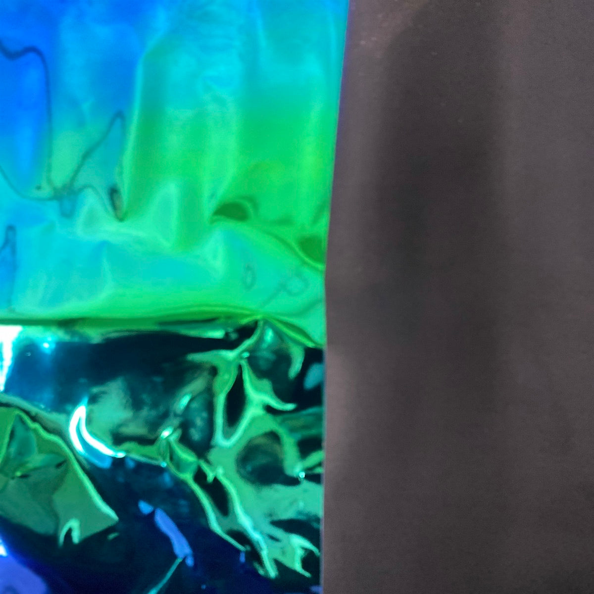 Chrome Reflective Mirror Vinyl Fabric - Prismatic Fiber Arts
