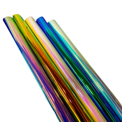 Chrome Reflective Mirror Vinyl Fabric - Prismatic Fiber Arts