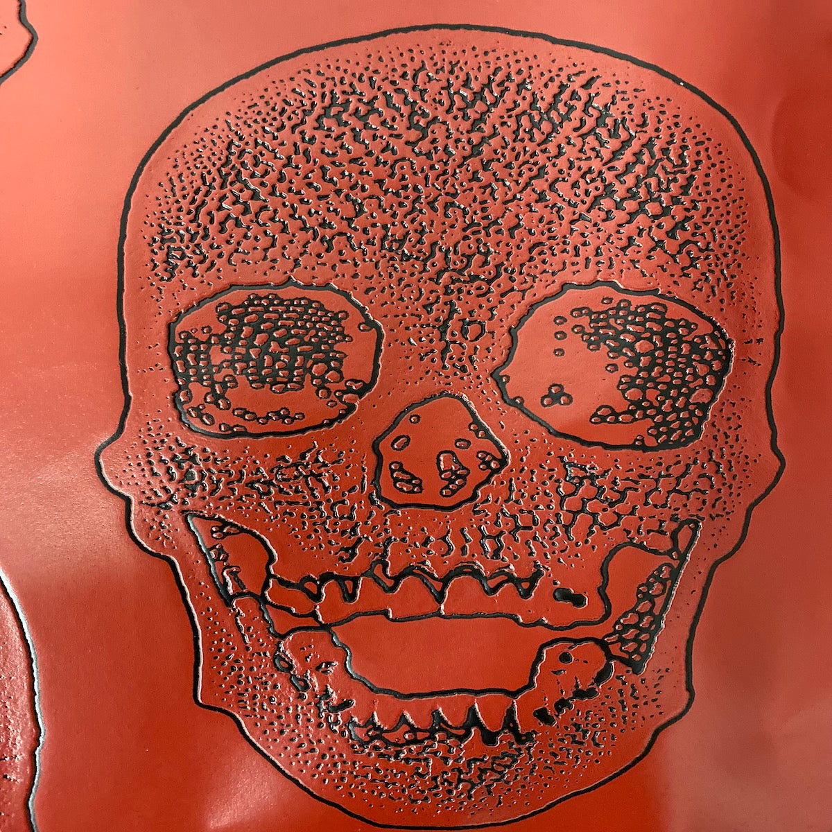 Skeleton Skull Vinyl Fabric - Prismatic Fiber Arts