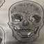 Skeleton Skull Vinyl Fabric - Prismatic Fiber Arts