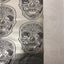 Skeleton Skull Vinyl Fabric - Prismatic Fiber Arts