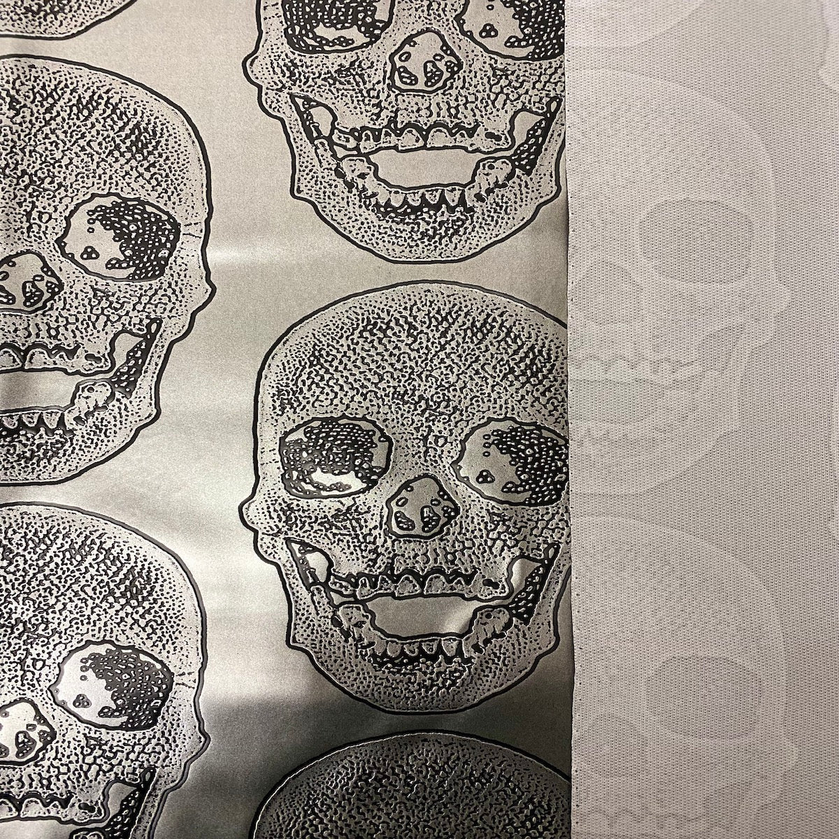 Skeleton Skull Vinyl Fabric - Prismatic Fiber Arts
