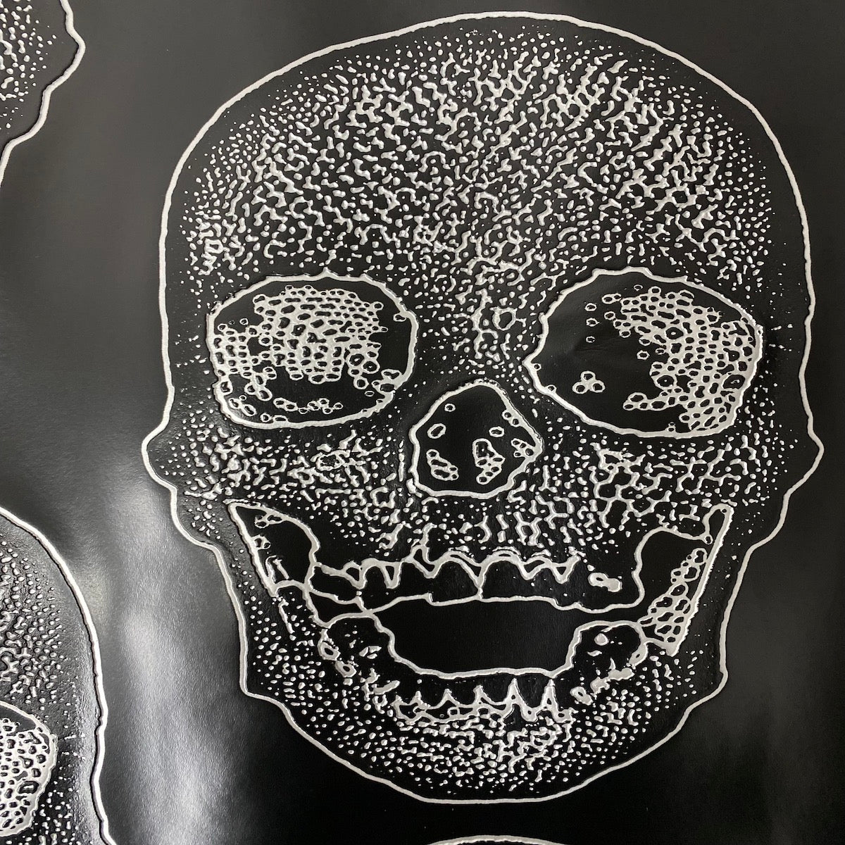 Skeleton Skull Vinyl Fabric - Prismatic Fiber Arts