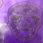 Skeleton Skull Vinyl Fabric - Prismatic Fiber Arts