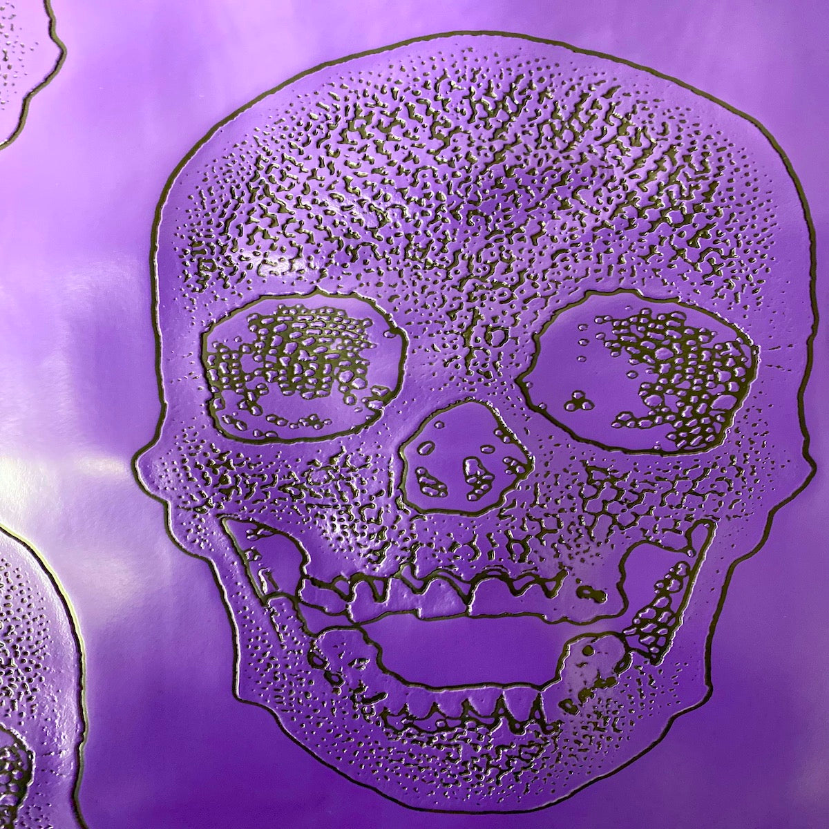 Skeleton Skull Vinyl Fabric - Prismatic Fiber Arts
