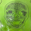 Skeleton Skull Vinyl Fabric - Prismatic Fiber Arts