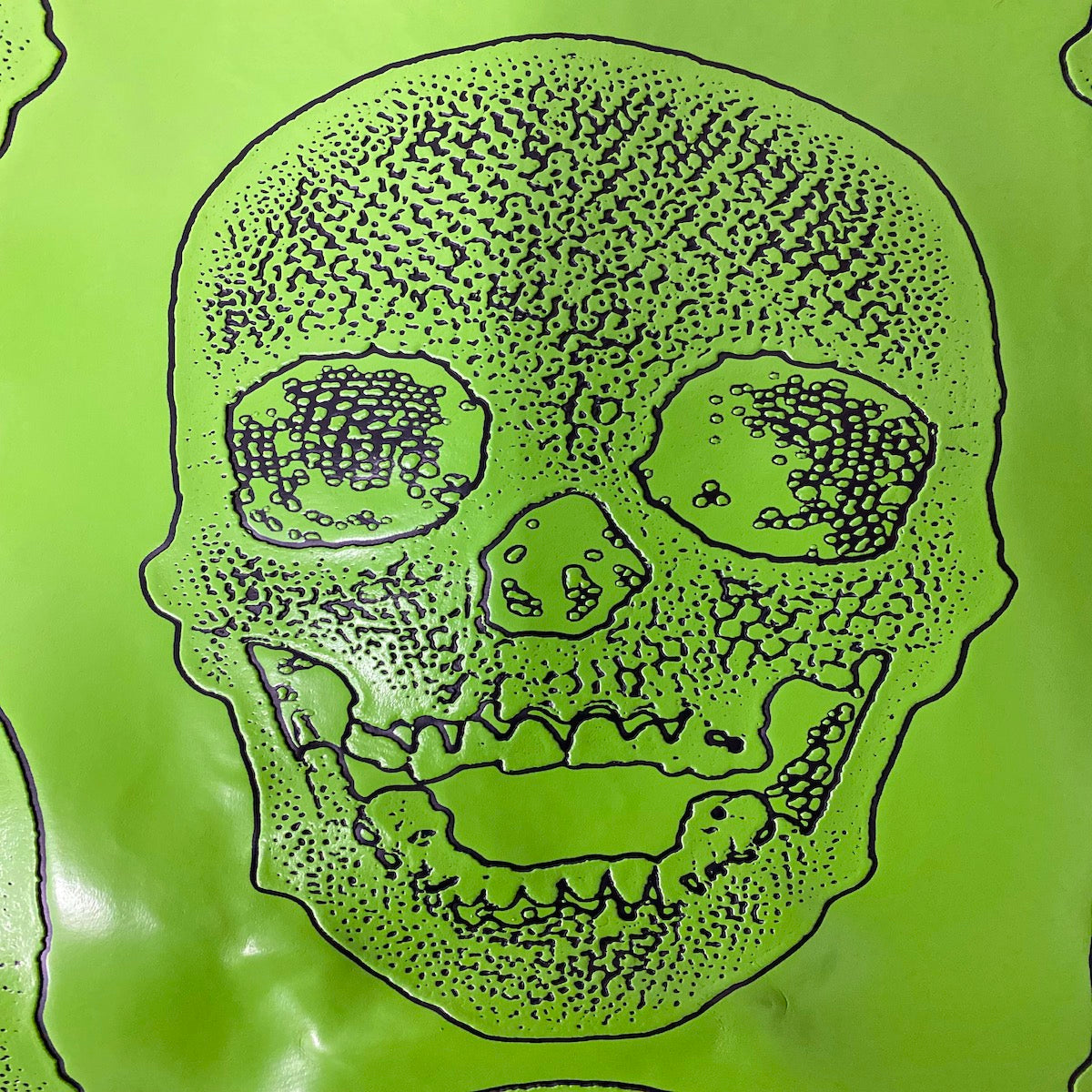 Skeleton Skull Vinyl Fabric - Prismatic Fiber Arts