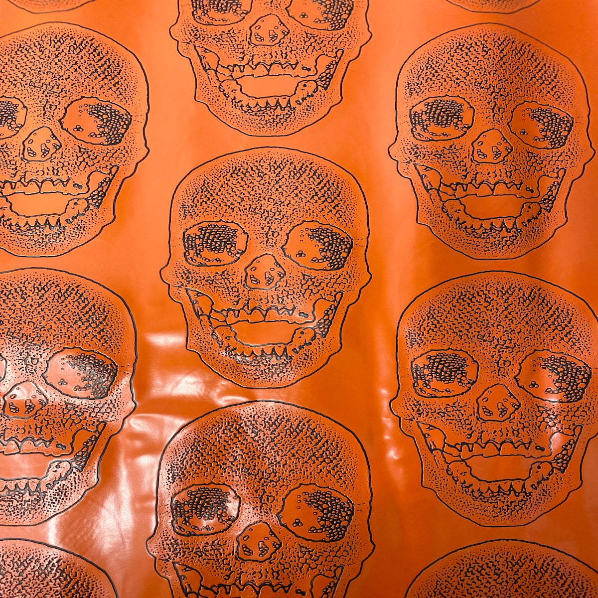 Skeleton Skull Vinyl Fabric - Prismatic Fiber Arts