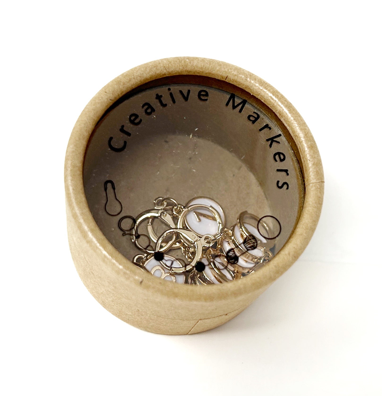 Numbered Stitch Markers (Set of 10) 0-9 - Prismatic Fiber Arts