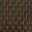 Honeycomb Hexagon Quilted Foam Backed Faux Leather Vinyl Fabric - Prismatic Fiber Arts