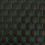 Honeycomb Hexagon Quilted Foam Backed Faux Leather Vinyl Fabric - Prismatic Fiber Arts
