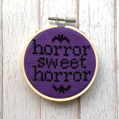Horror Sweet Horror Cross Stitch Kit - Prismatic Fiber Arts