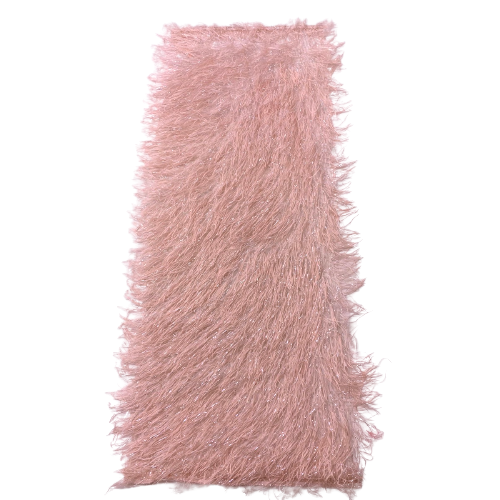 Metallic Faux Fur Tinsel Ostrich Feather Fabric - Prismatic Fiber Arts
