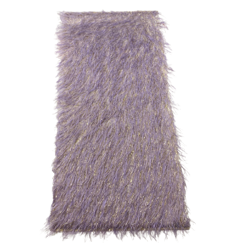 Metallic Faux Fur Tinsel Ostrich Feather Fabric - Prismatic Fiber Arts