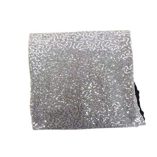 Metallic Lurex Embroidered Stretch Sequins Fabric - Prismatic Fiber Arts