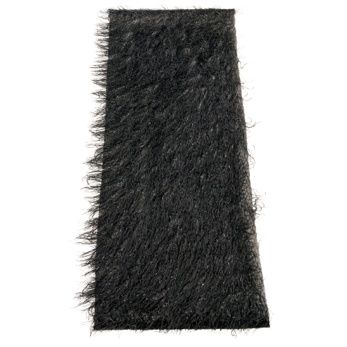 Metallic Faux Fur Tinsel Ostrich Feather Fabric - Prismatic Fiber Arts