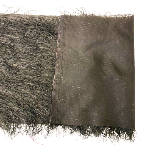 Metallic Faux Fur Tinsel Ostrich Feather Fabric - Prismatic Fiber Arts