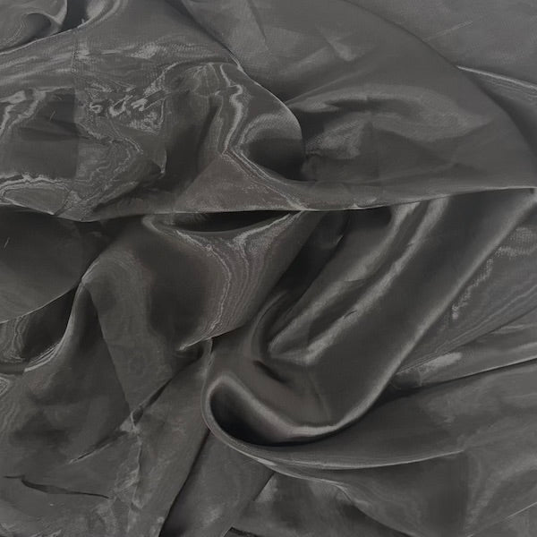Crystalized Reflective Liquid Faux Silk Chiffon Fabric - Prismatic Fiber Arts