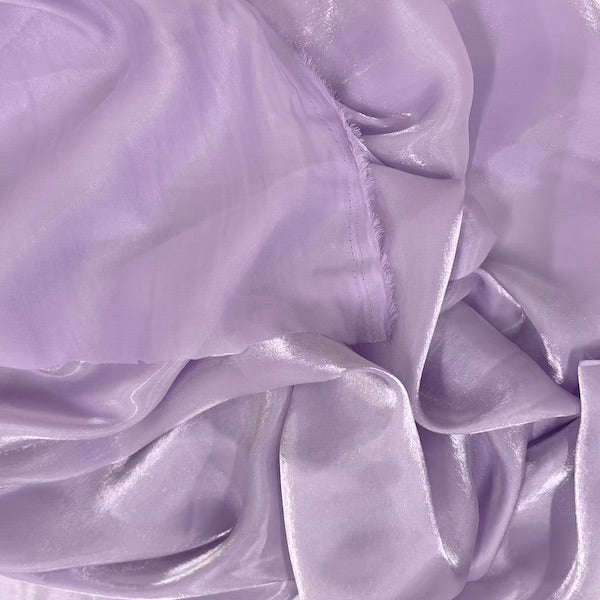 Crystalized Reflective Liquid Faux Silk Chiffon Fabric - Prismatic Fiber Arts